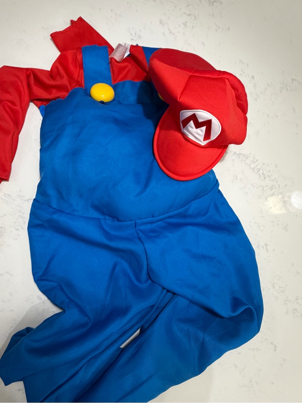 Nintendo Classic Red & Blue Plumber Costume for Kids set -2 - Picture 2 of 8